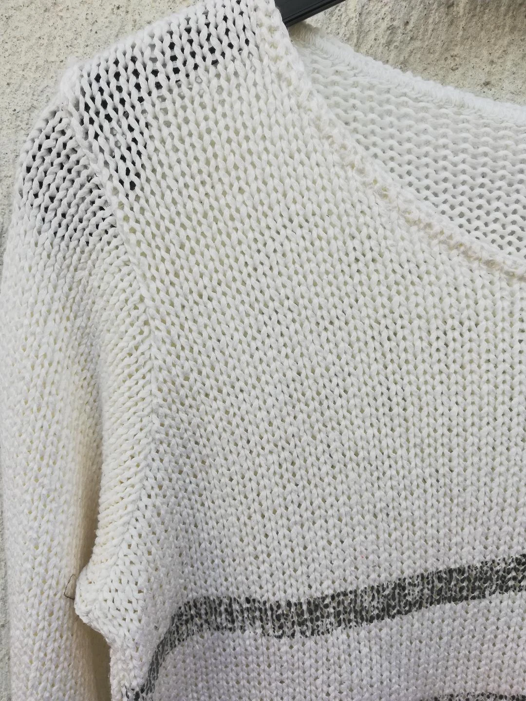 Set van 2 lichtgewicht gebreide en gestreepte truien maat T.XL (onvolkomenheden) – photo 16